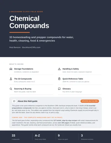 Chemical Compounds Field Guide cover